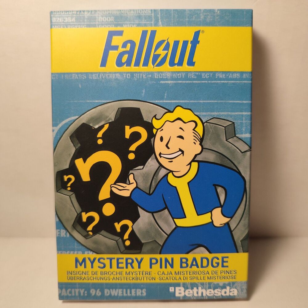 Fallout Mystery Pin Badge Box Official Bethesda Collectible Enamel Figures